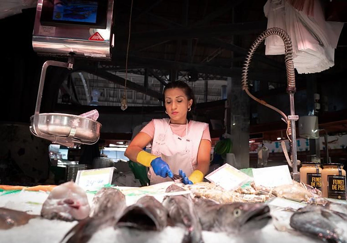 El mercado de la Boqueria en Barcelona