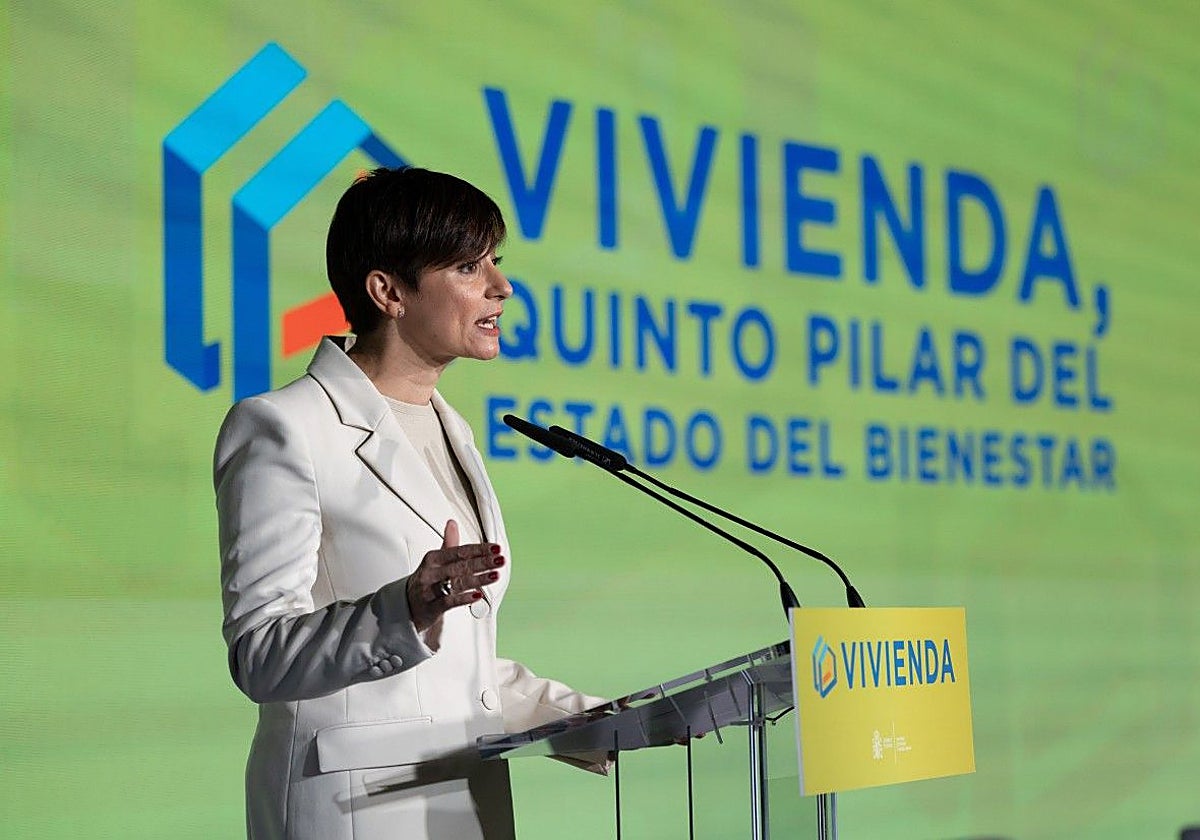 La ministra de Vivienda, Isabel Rodríguez