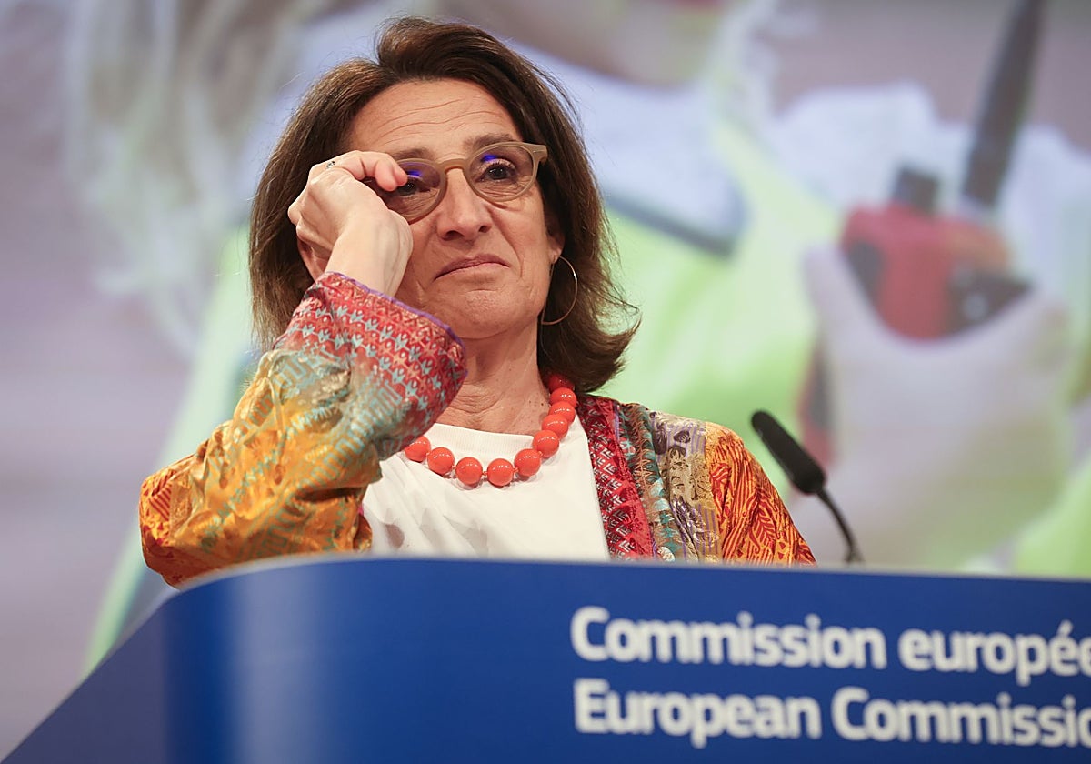 La exministra Teresa Ribera, hoy vicepresidenta ejecutiva para una Transición Limpia, Justa y Competitiva