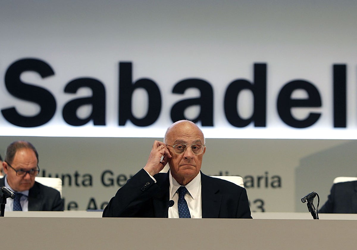 El presidente de Banco Sabadell, Josep Oliu.