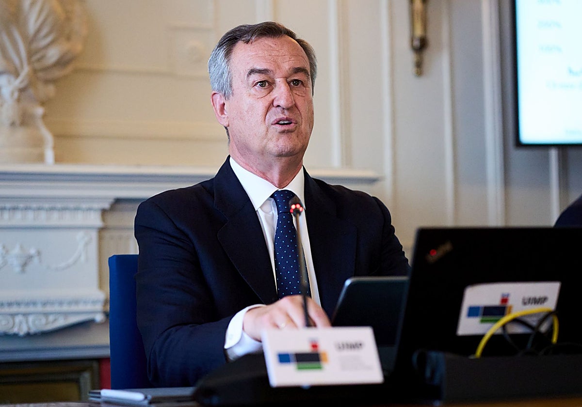 El consejero delegado de Banco Sabadell, César Gónzalez-Bueno, la semana pasada en Santander