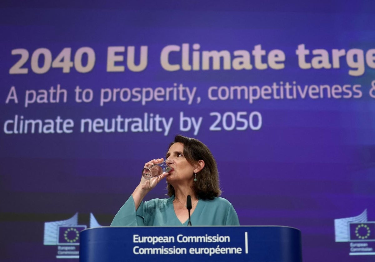 La vicepresidenta ejecutiva para una Transición Limpia, Justa y Competitiva en Europa, Teresa Ribera