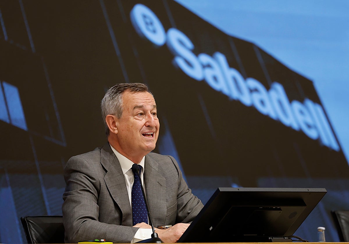 El consejero delegado del Banco Sabadell, César González-Bueno