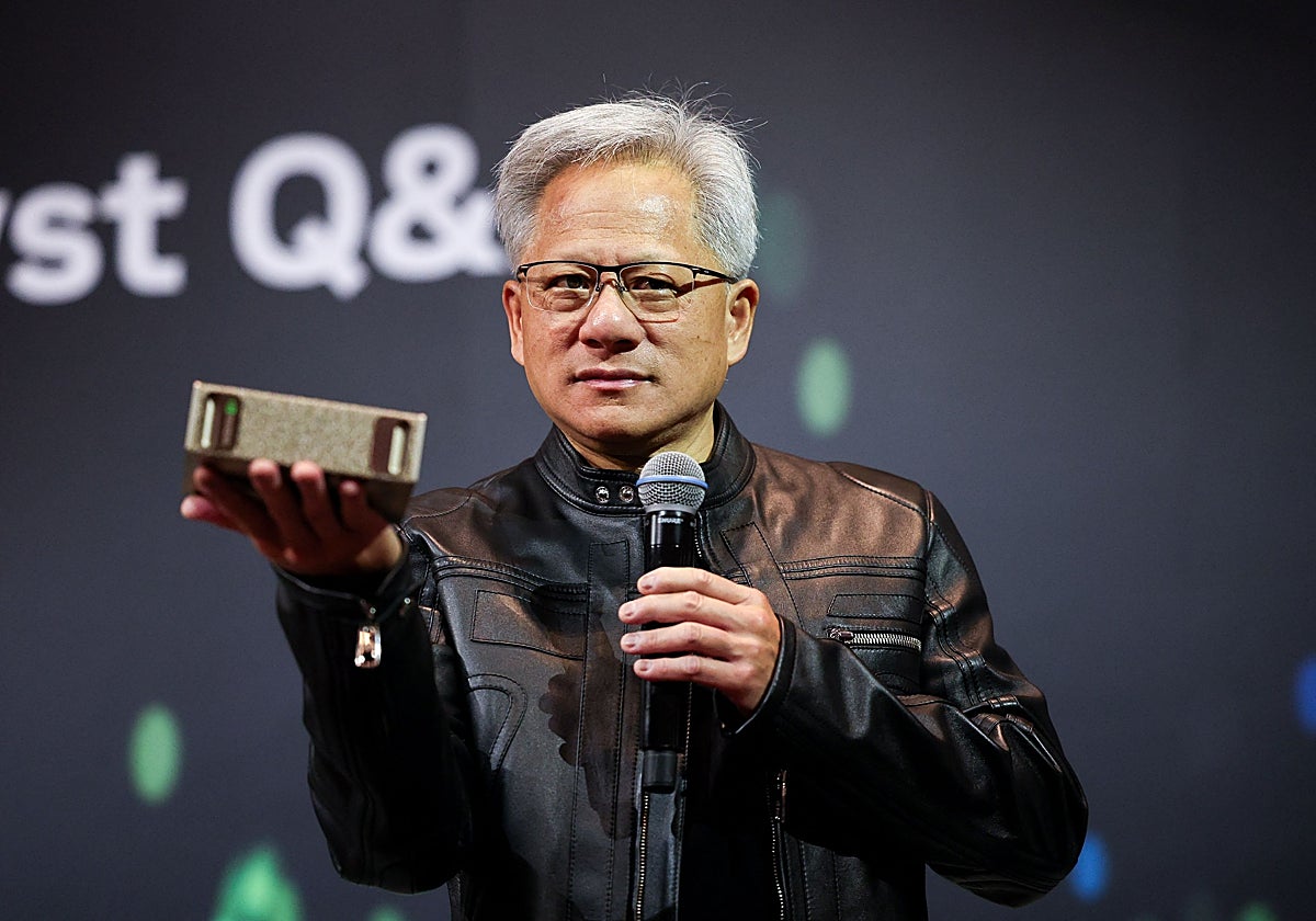 El CEO de Nvidia, Jensen Huang, en Taipei