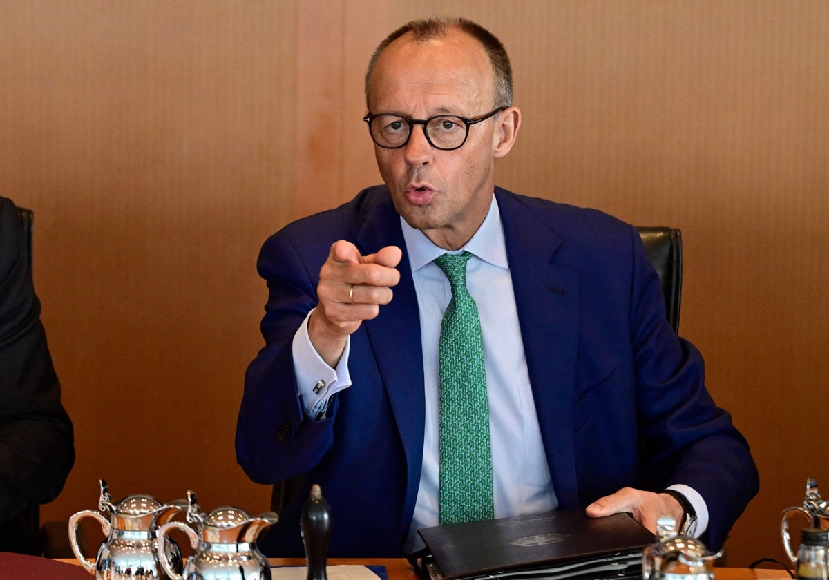 El canciller alemán, Friedrich Merz