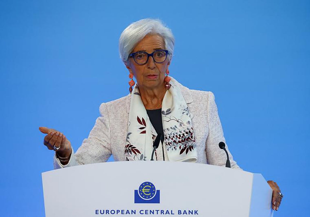 Christine Lagarde, presidenta del BCE