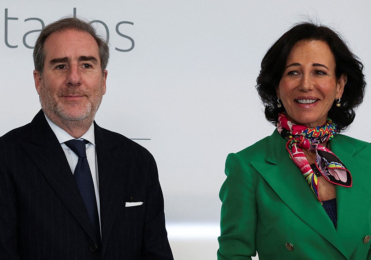 Héctor Grisi, consejero delegado de Banco Santander, y Ana Botín, la presidenta