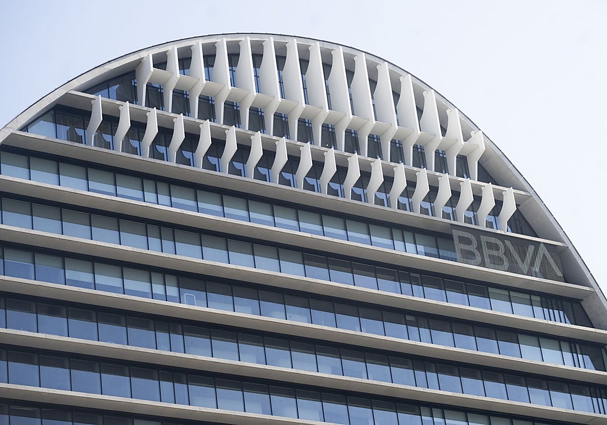 La sede de BBVA en Madrid