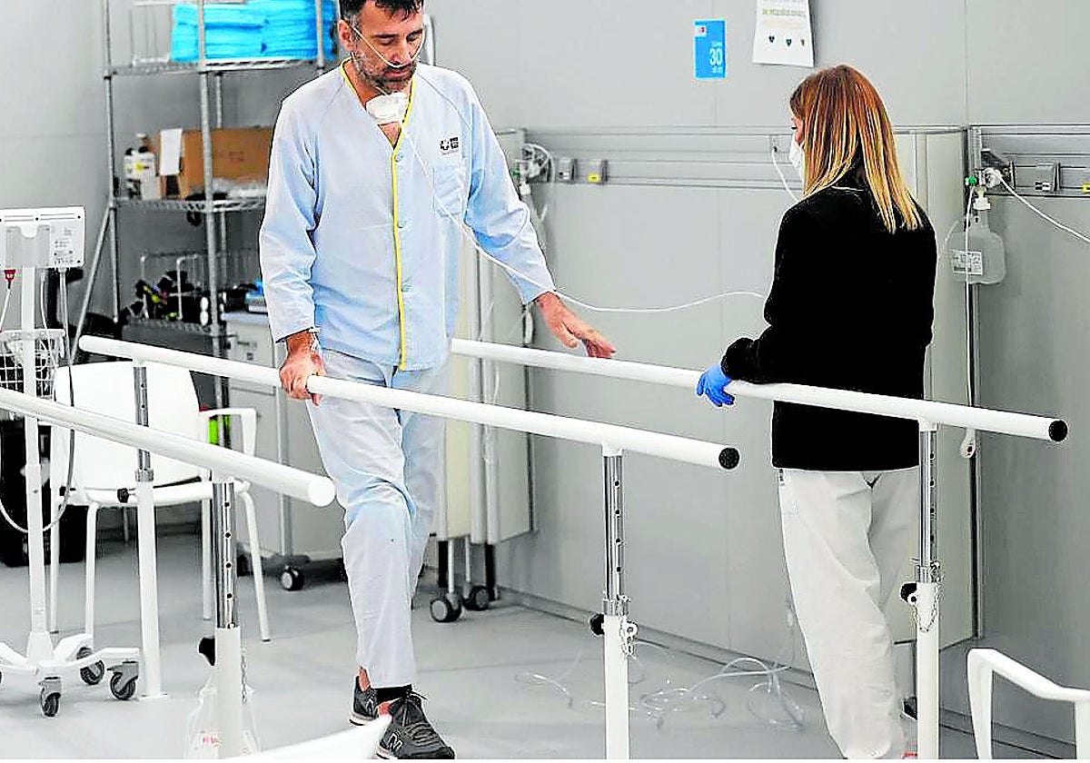 Paciente en rehabilitación.