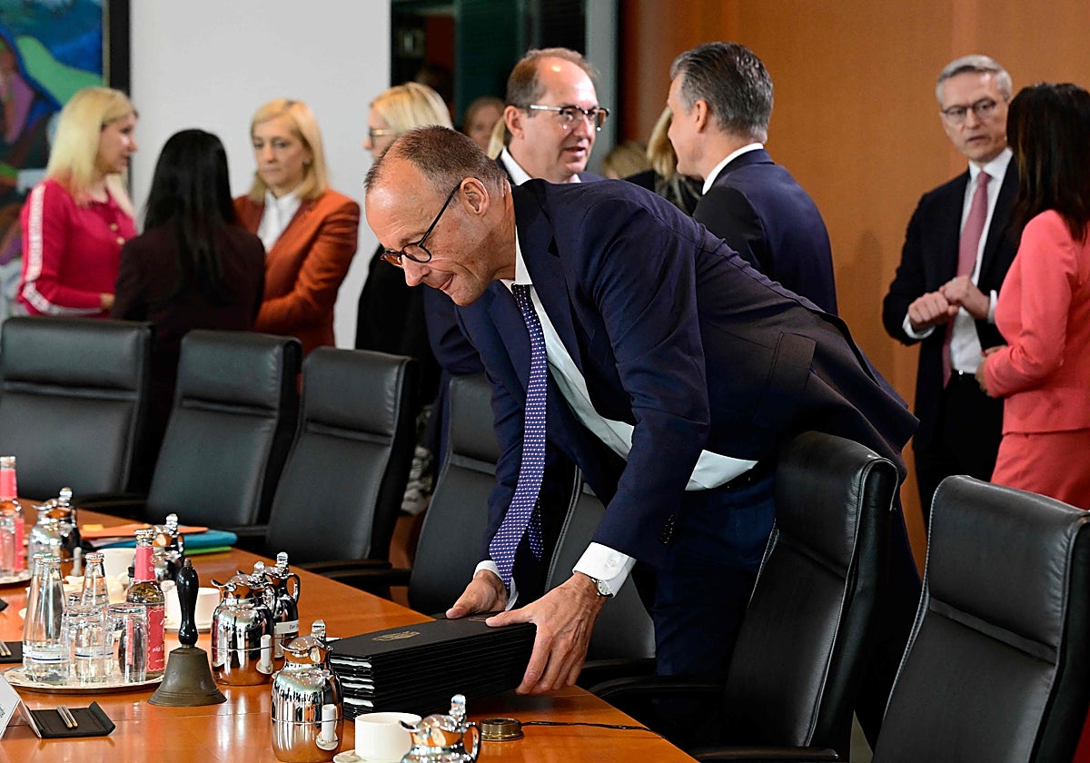 El canciller alemán, Friedrich Merz