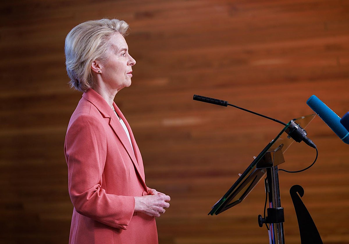 La presidenta de la Comisión Europea
