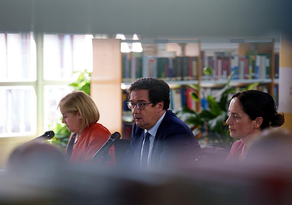 López durante la reunión de este miércoles