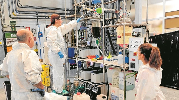 Planta piloto que se ha construido en el CENIM-CSIC