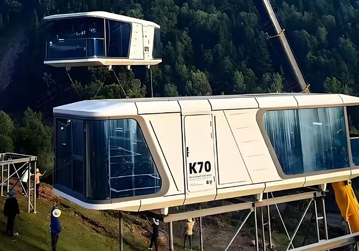 La casa prefabricada de AliExpress por menos de 700 euros con dos habitaciones y sistema de iluminación inteligente