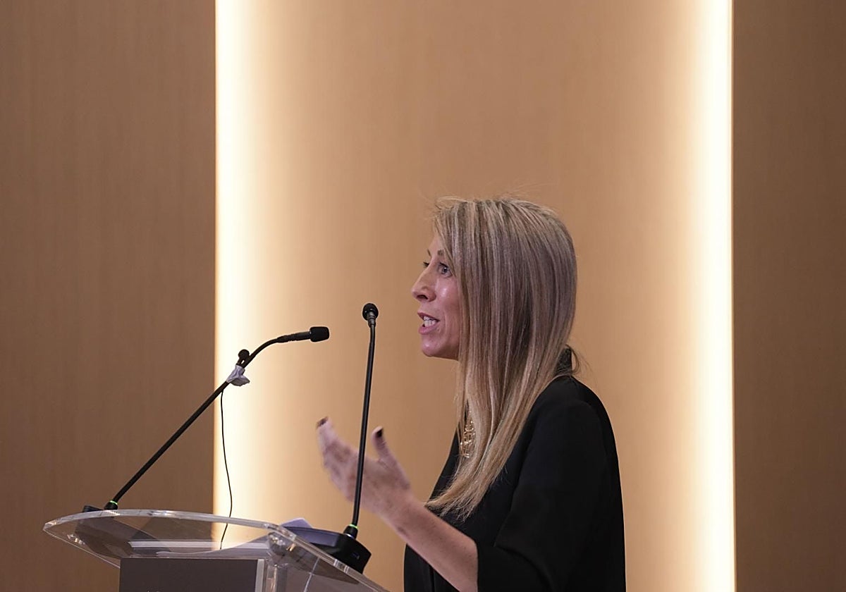 La presidenta de la Junta de Extremadura, María Guardiola