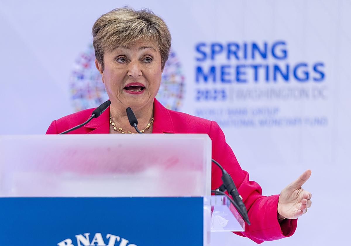 La directora gerente del FMI, Kristalina Georgiev