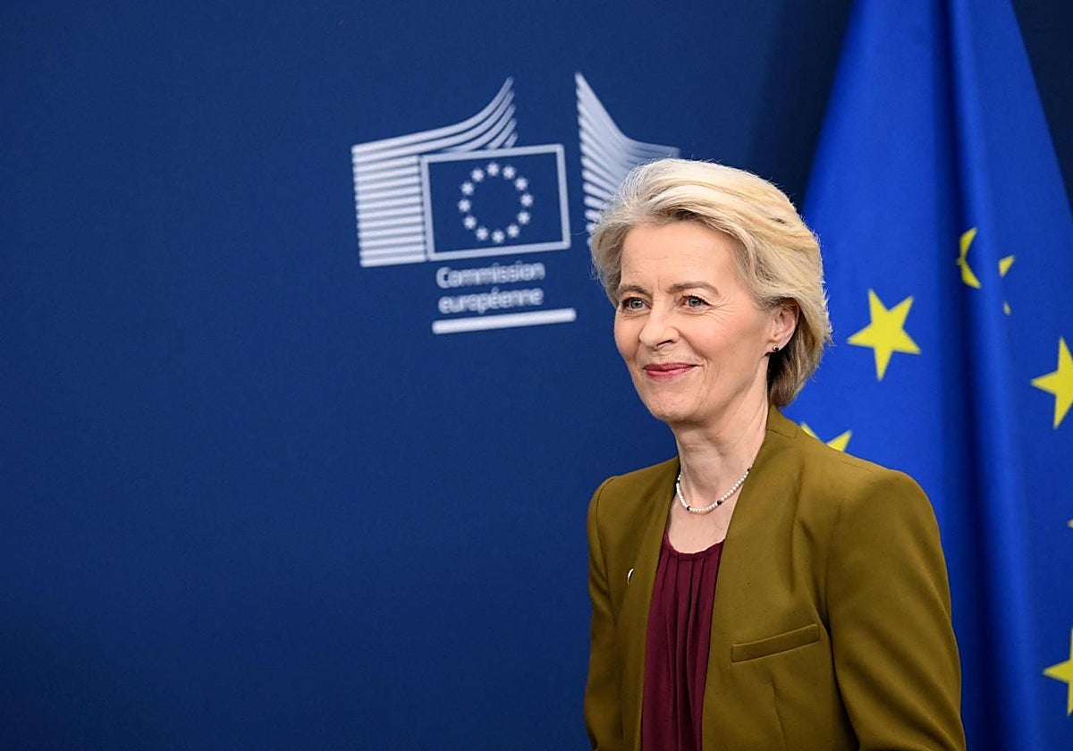 La presidenta de la Comisión Europea, Ursula von der Leyen