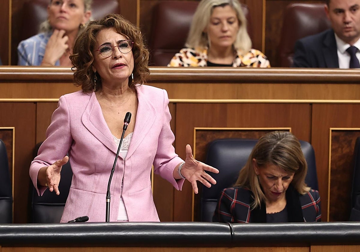 La ministra de Hacienda, María Jesús Montero