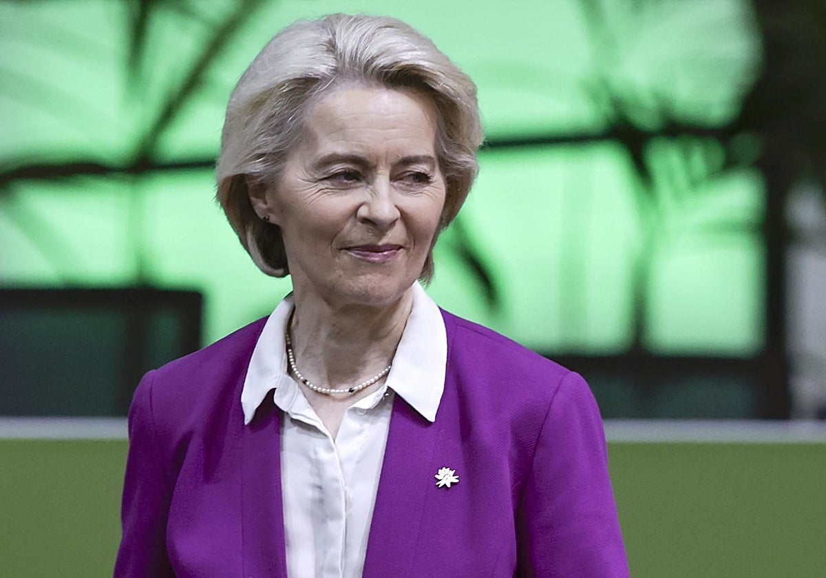 La presidenta de la Comisión Europea, Ursula von der Leyen