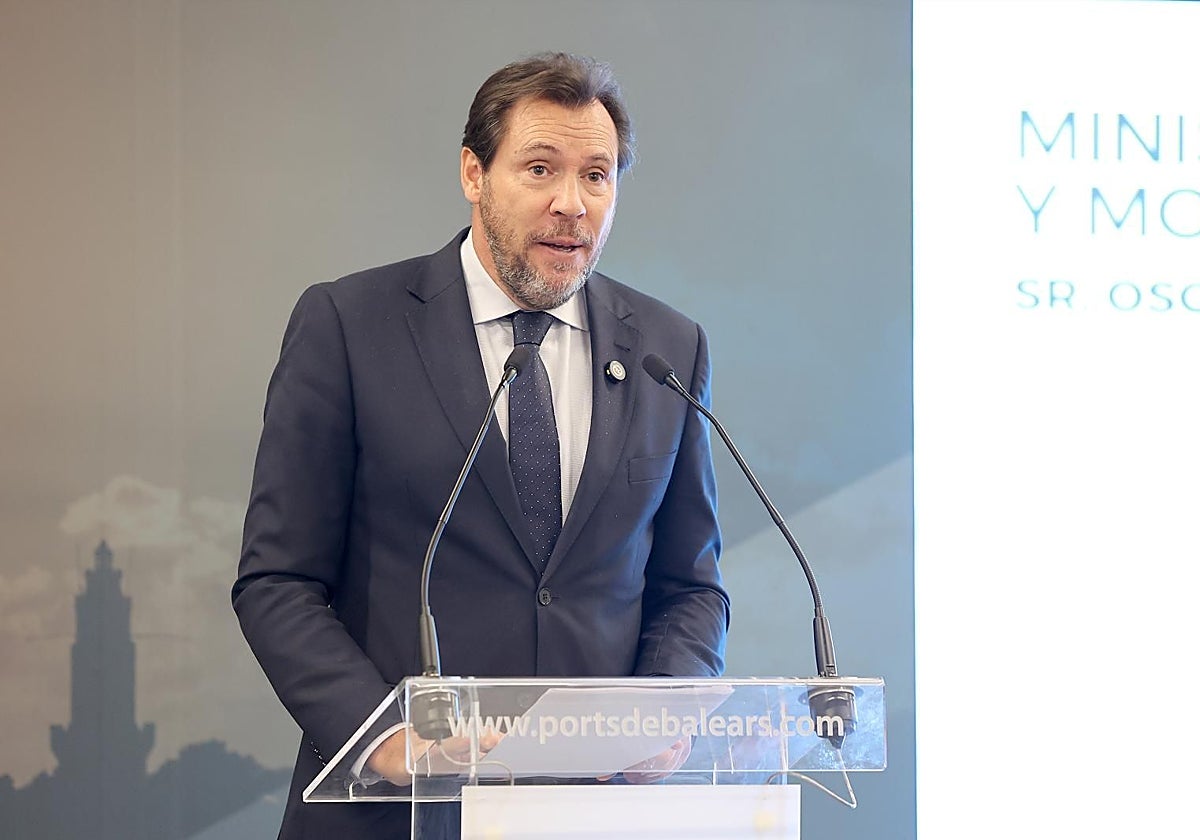 El ministro de Transportes, Óscar Puente