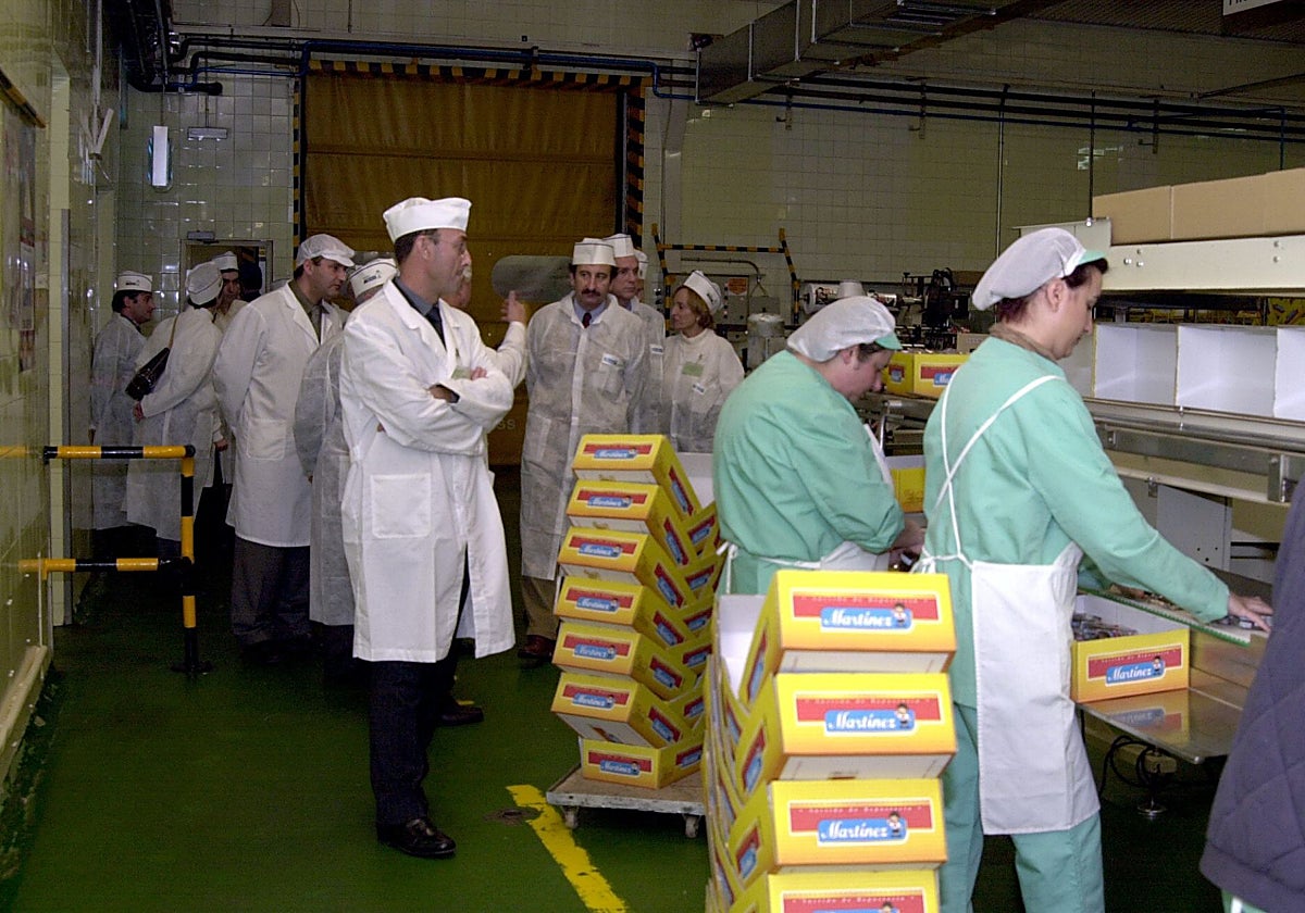 Imagen de archivo de una fábrica de Reposterías Martínez