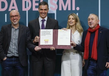 Sánchez arremete contra la patronal por rechazar el alza del SMI hasta 1.221 euros y le pide «que paguen más»