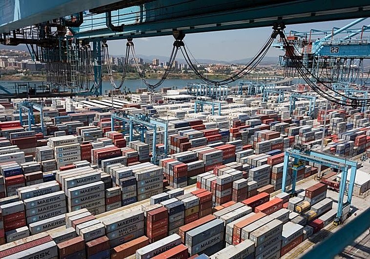 Imagen del puerto de Algeciras