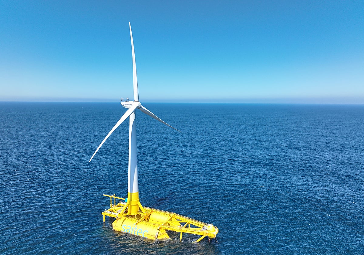 Demosath, de la empresa Saitec, lleva desde septiembre de 2023 vertiendo electricidad a la red española