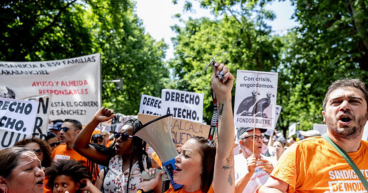 Unas 23.000 personas recorren Madrid en defensa de una vivienda «digna»