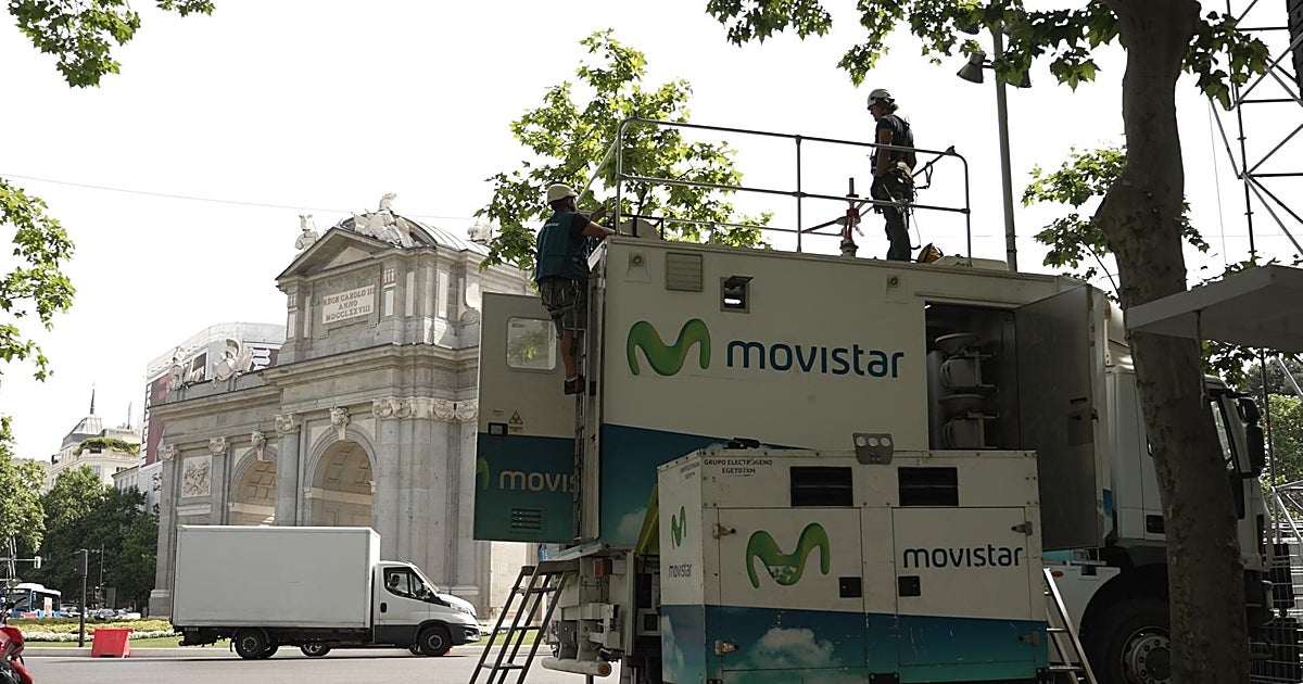 Telefónica refuerza la red para la visita del Papa «en un operativo sin precedentes»