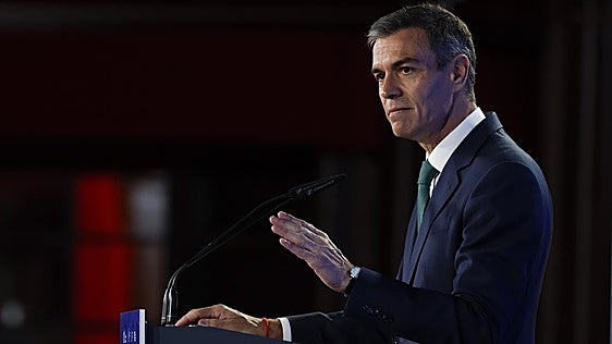 El presidente del Gobierno, Pedro Sánchez