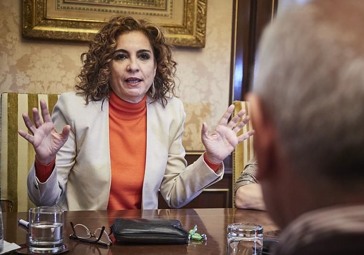 La ex ministra de Hacienda, María Jesús Montero, en una foto de archivo de 2022