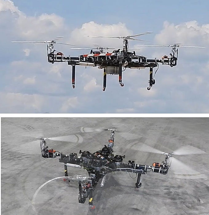 Prototipo de dron que ha desarrollado la empresa Dron Hopper.