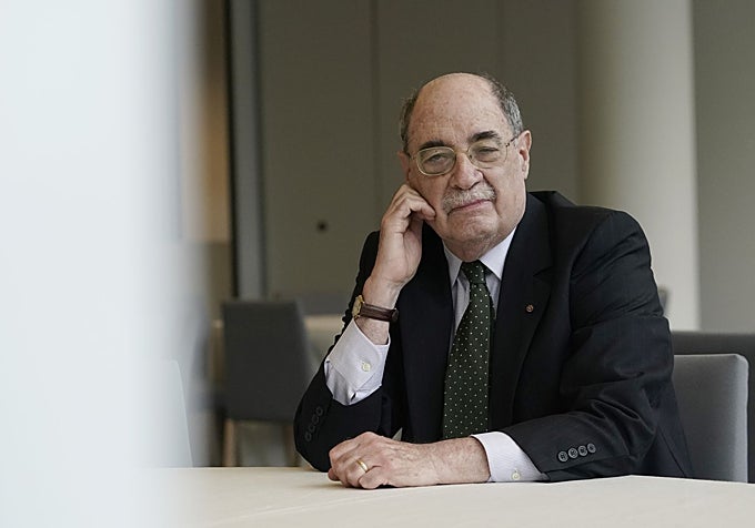 Manski, en la sede de Fundación BBVA en Bilbao.
