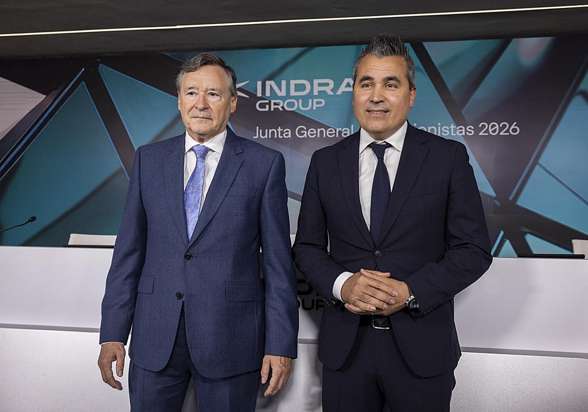 Indra dispara ingresos y contratos en los primeros resultados con Simón y Recasens al frente