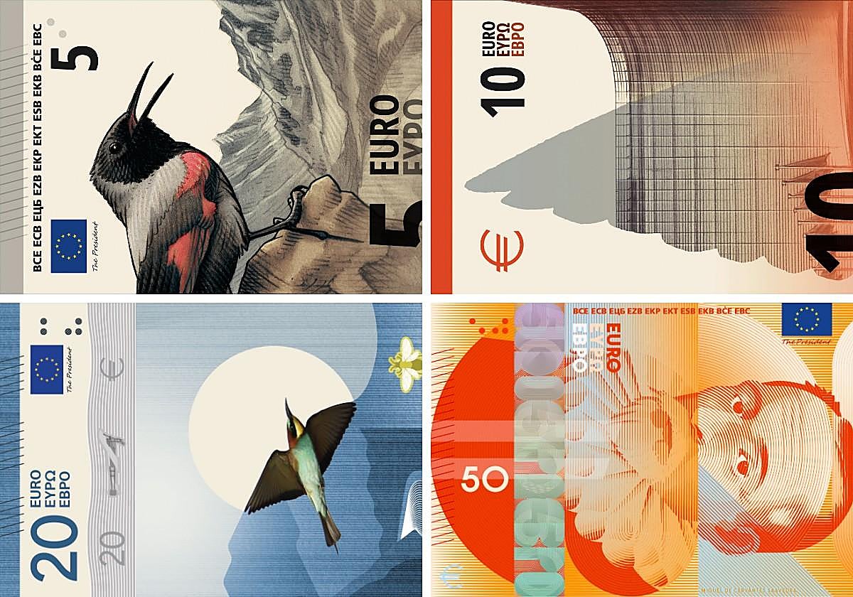 El BCE lanza una encuesta para que los europeos opinen sobre los nuevos billetes de euro