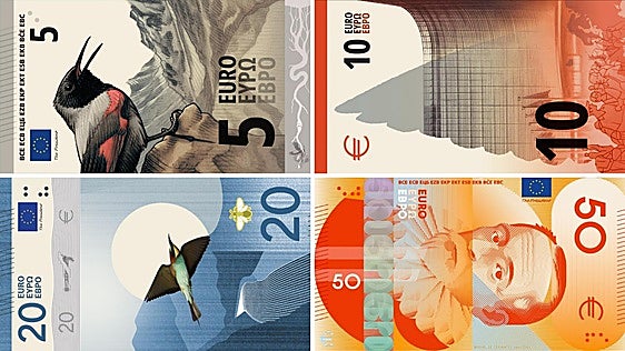 El BCE lanza una encuesta para que los europeos opinen sobre los nuevos billetes de euro