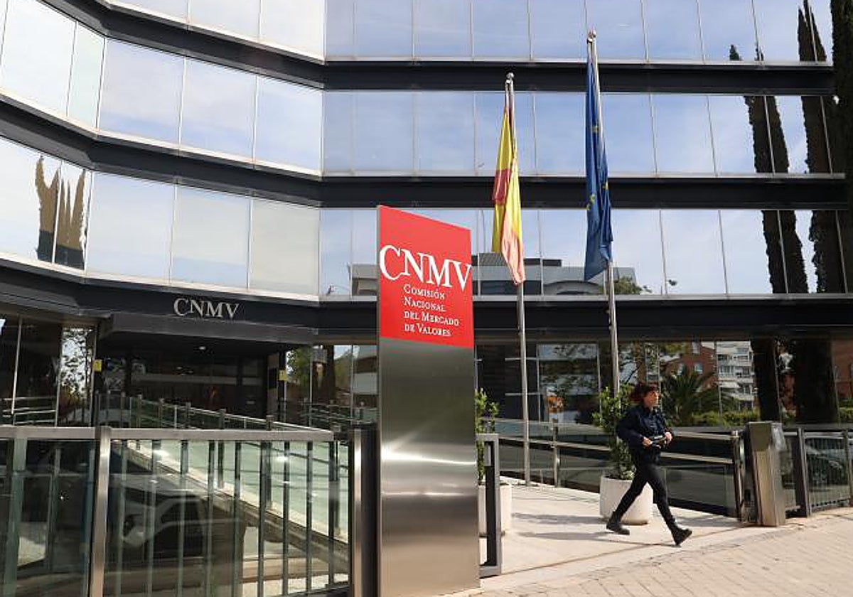 Sede de la Comisión Nacional del Mercado de Valores (CNMV) en Madrid.