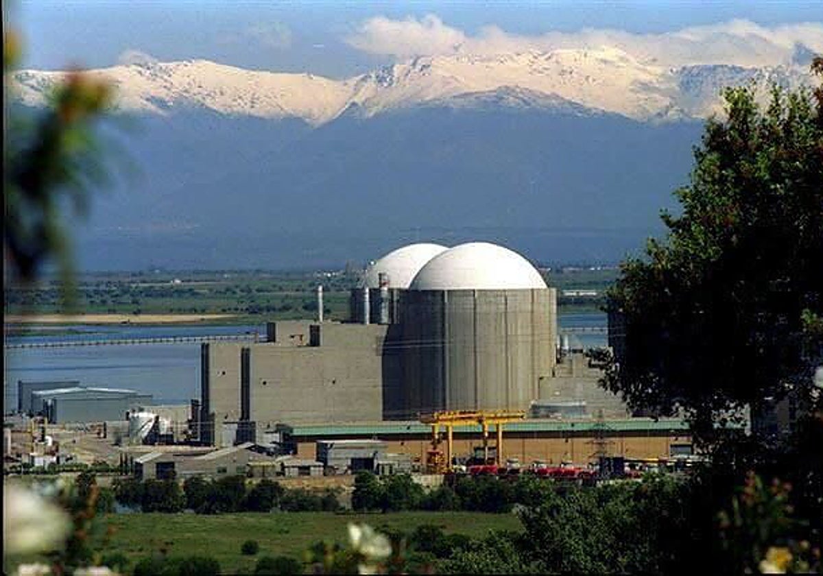 Vista de la central nuclear de Almaraz