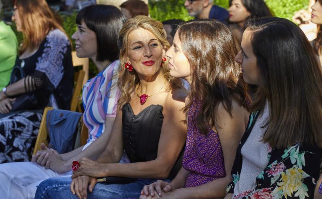 Díaz y Belarra quieren convencer a Sánchez de un discurso homogéneo y «progresista» en el debate de la nación