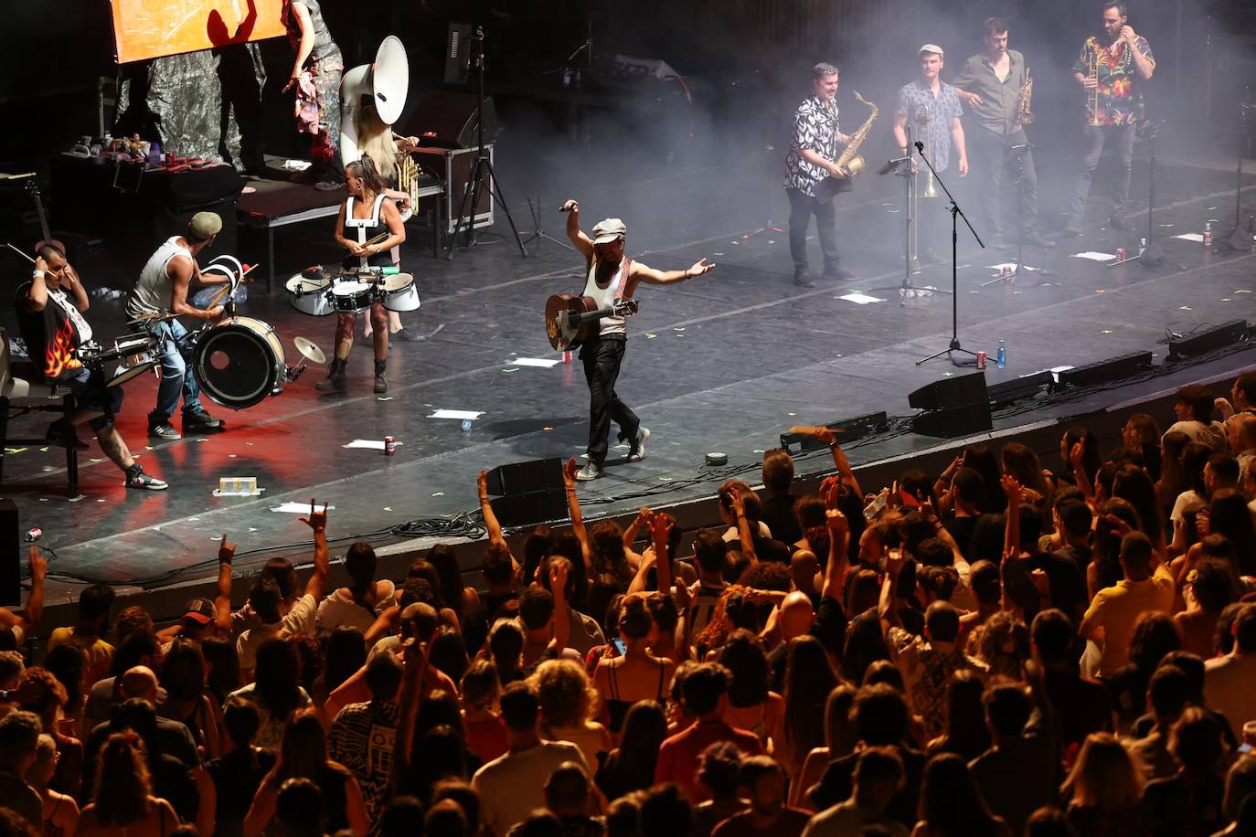 El concierto de La M.O.D.A. y Muchachito Bombo Infierno, en imágenes