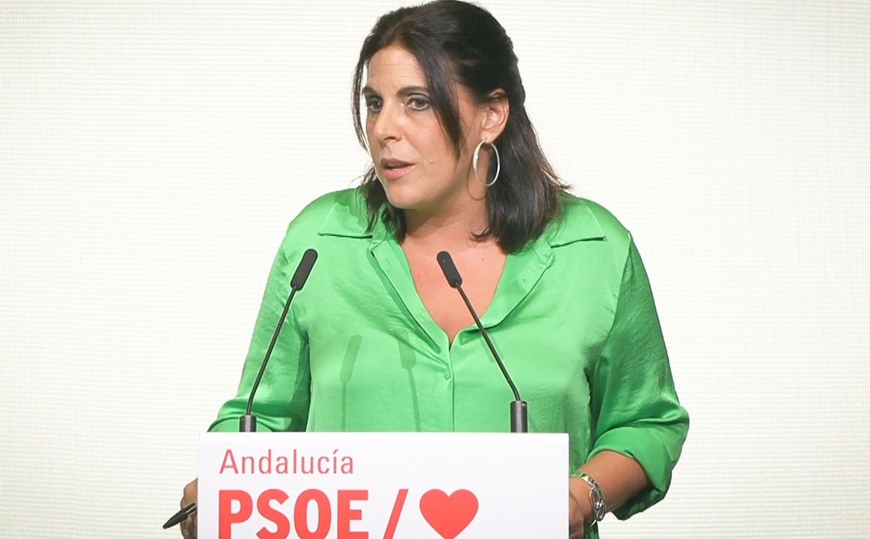 La vicesecretaria general del PSOE andaluz, Ángeles Férriz