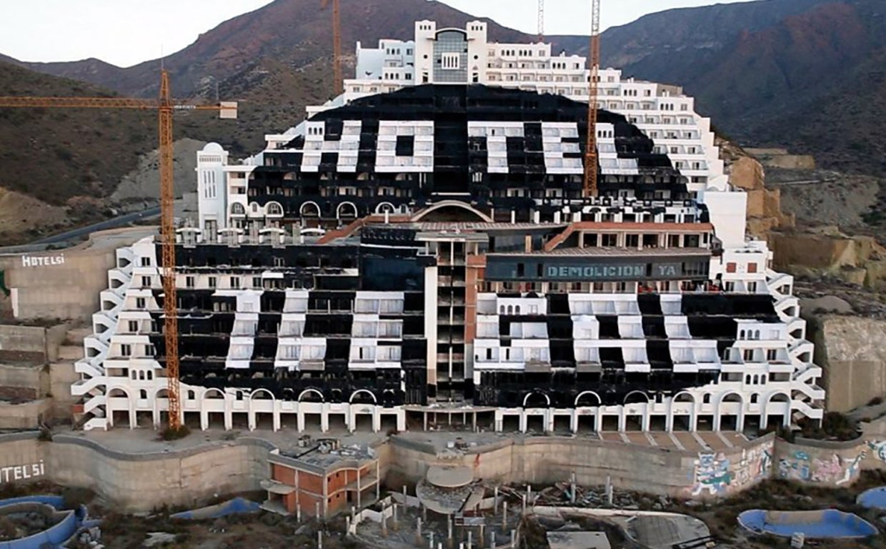 Imagen de archivo del hotel El Algarrobico en Carboneras (Almería).