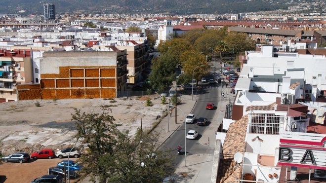 Espacio a transformar de la avenida