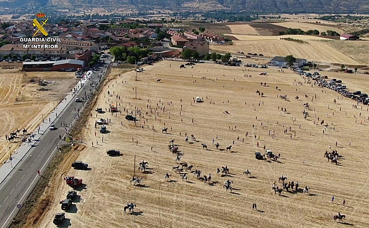 Investigan a una persona y detecta diversas infracciones en el encierro por el campo de Uceda