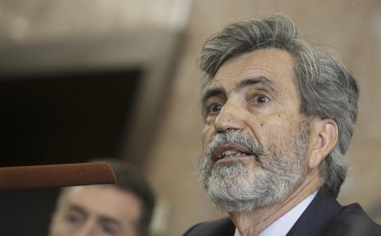 El presidente del Tribunal Supremo y del Consejo General del Poder Judicial, Carlos Lesmes