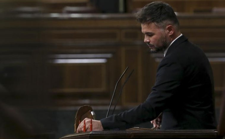 Las balas de don Gabriel Rufián no matan a nadie