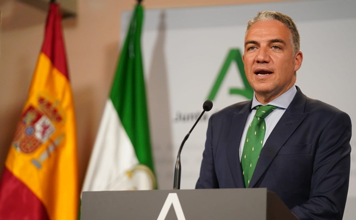 El consejero Elías Bendodo