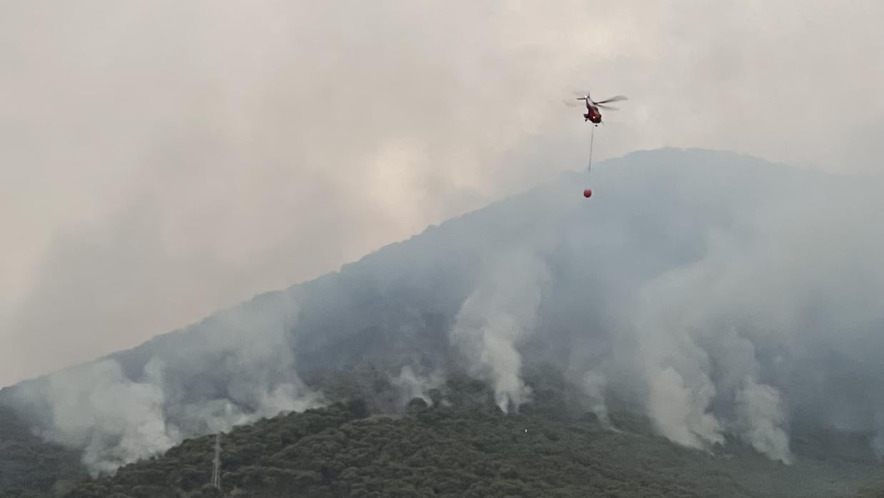 El fuego obliga a desalojar durante la noche 300 viviendas más en Alhaurín de la Torre