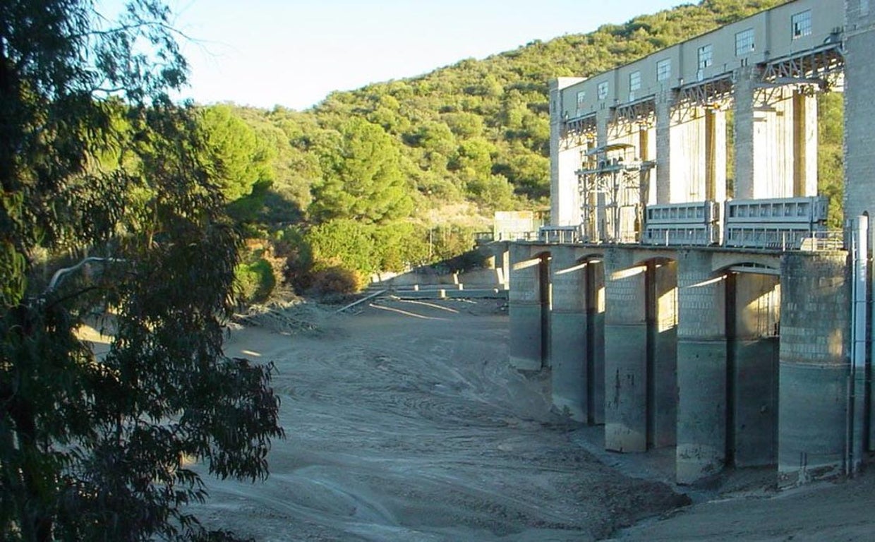 Estado en el que se encuentra el embalse de Cordobilla en Puente Genil